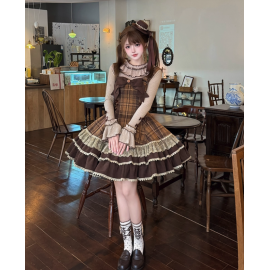Crispy Chocolate Cream Puff Lolita Outfit  by Cloud Box (CBX01)